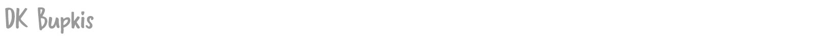 DK Bupkis font preview